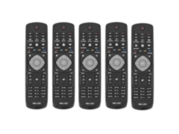 5 Unidades Rm-l1225 Compatíveis Com Os Controles Remotos De Tv Philips 398gr8bd1nephh, 47pfh4109/88, 32phh4009, 40pfh4009 E 50pfh4009.