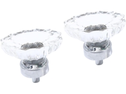 Puxador De Vidro, Puxadores De Porta Cristal, 2 Peças, Puxador De Vidro Em Formato Diamante, Puxadores De Vidro