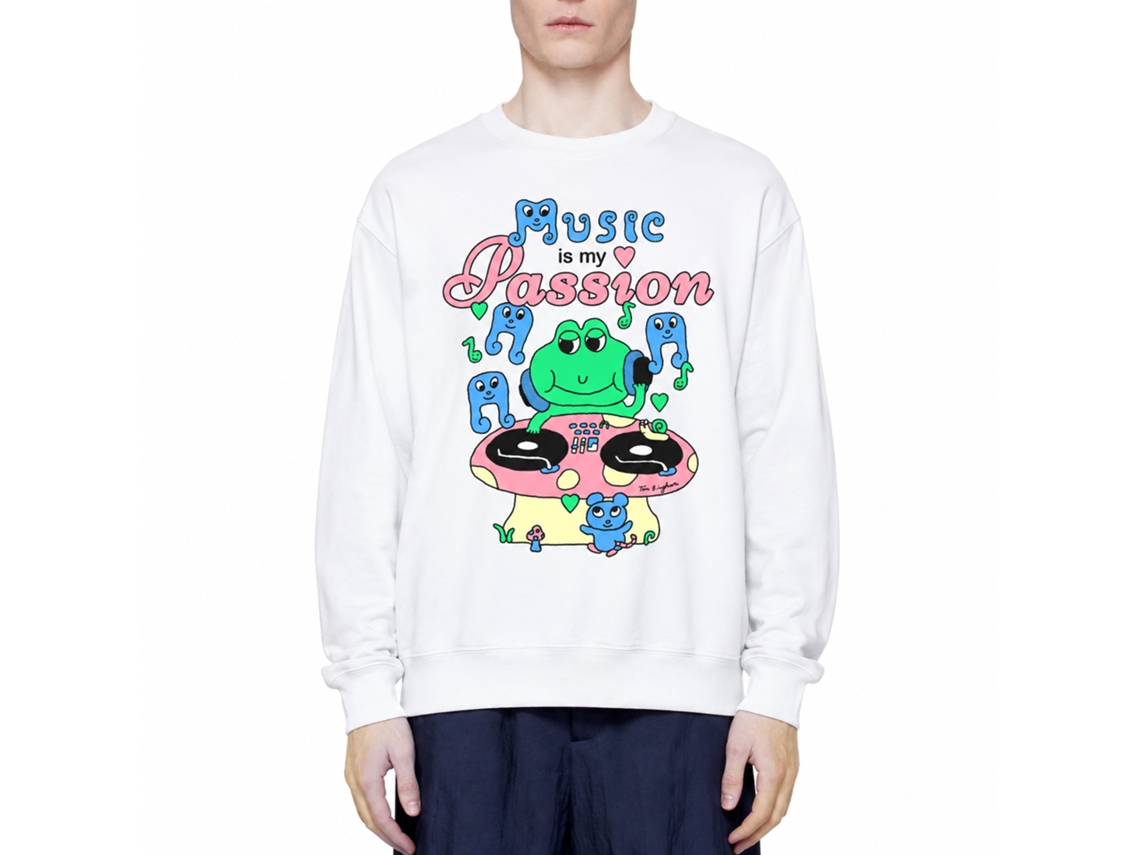 Rockinstone Music Is My Passion Classic Sweatshirt Unique Designer Style