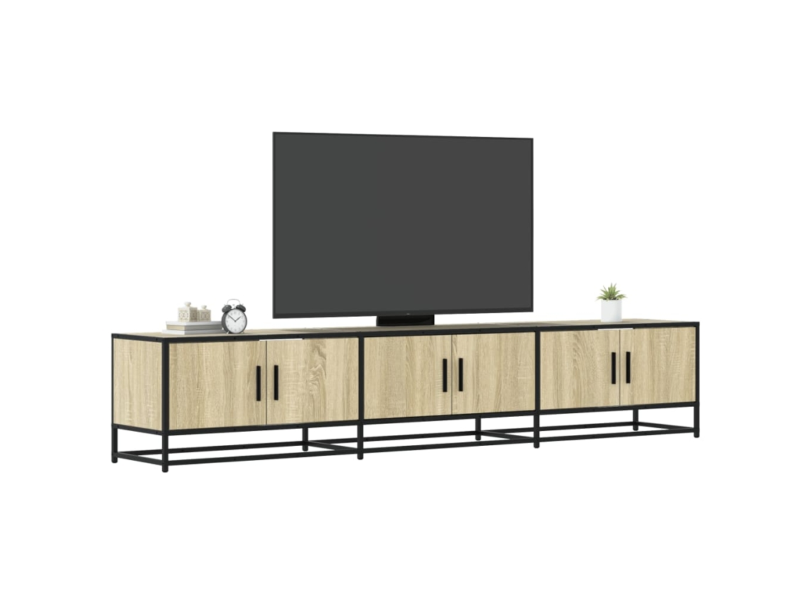 Vidaxl Móvel De Tv 210x35x41 Cm Derivados De Madeira Carvalho Sonoma