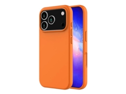 Capa De Silicone Rvelon Magsafe Para Iphone 17 Pro Max - Laranja