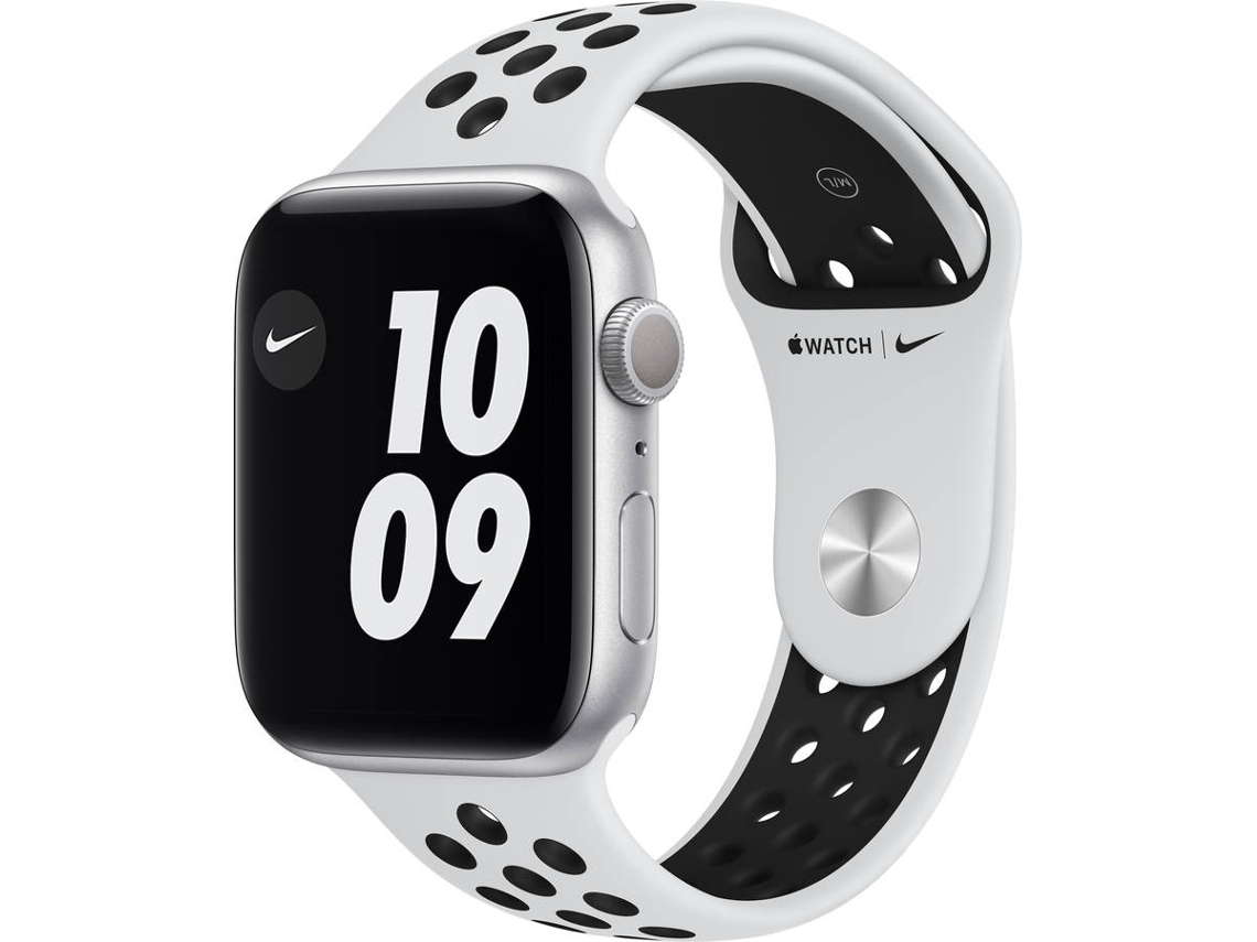 APPLE Watch Nike S6 44 mm Cellular Platina-pura / Preto