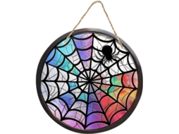 Enfeite De Árvore De Halloween: Pingente Decorativo Assustador Em Forma De Teia De Aranha |