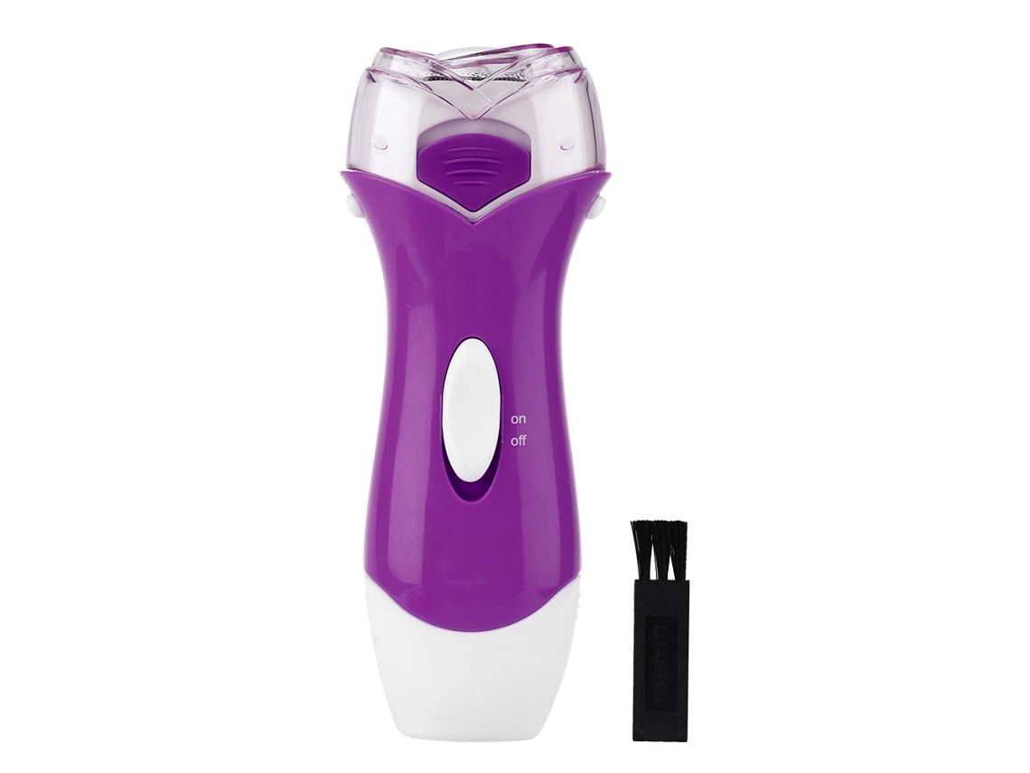 Máquina De Depilação Elétrica Para Mulheres Para Partes Íntimas, Axilas, Pernas, Costas E Braços Roxa