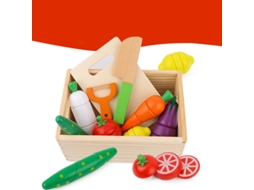 Cozinha Infantil Acessórios de Cozinha Feitos de Madeira Brinquedos de Cozinha Que Cortam Brinquedos Educativos Jogos de Rpg JEDBESETZT