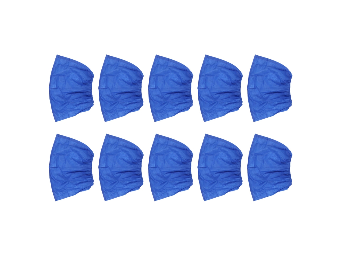 10pcs Calcinhas Descartáveis Masculinas De Tricot Não Tecido Respiráveis (azul)