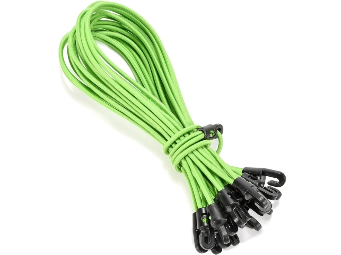 Pacote Com 10 Unidades, Mini Cintas Elásticas Para Bagagem, Cintas De Látex Para Bicicletas E Motocicletas(verde)