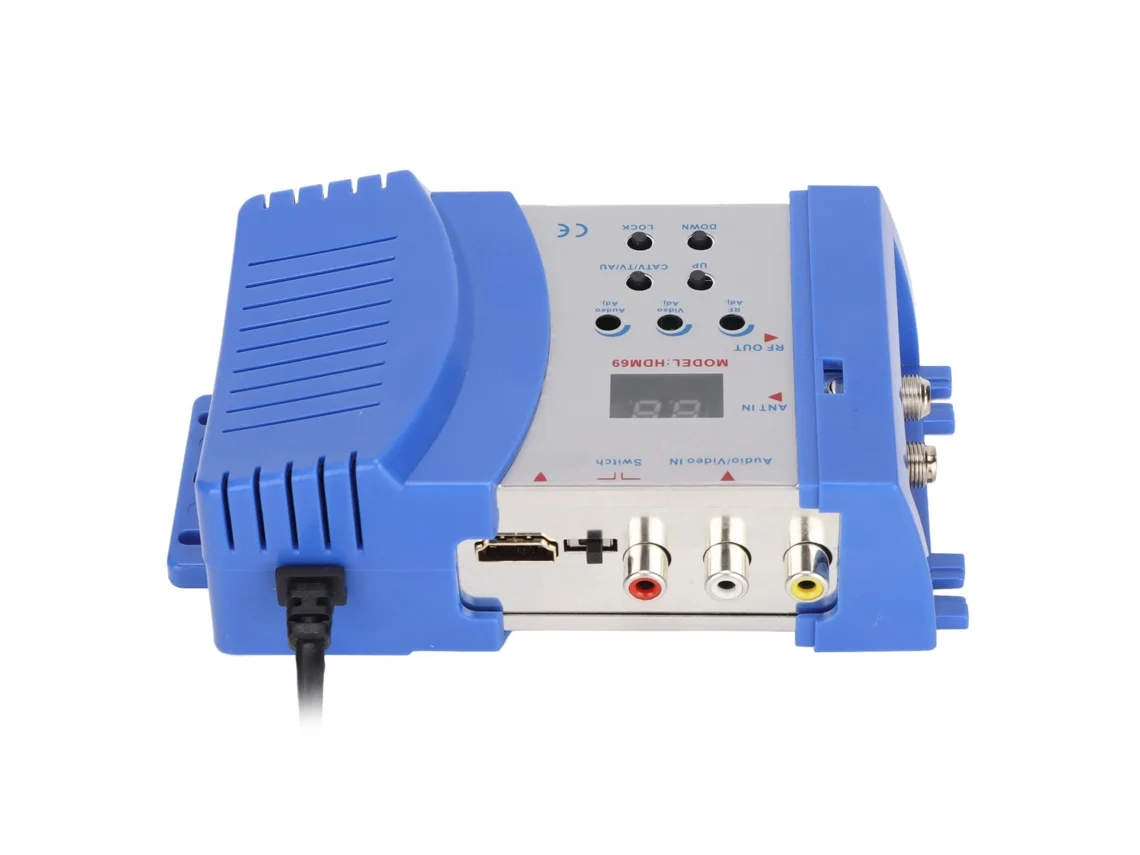 Modulador Hdmi Modulador Rf para Formato Pal Ntsc Conversor Vhf Uhf Av para Rf Composto Modulador Rf Comutador de Tv Conversor de Áudio e Vídeo Rca
