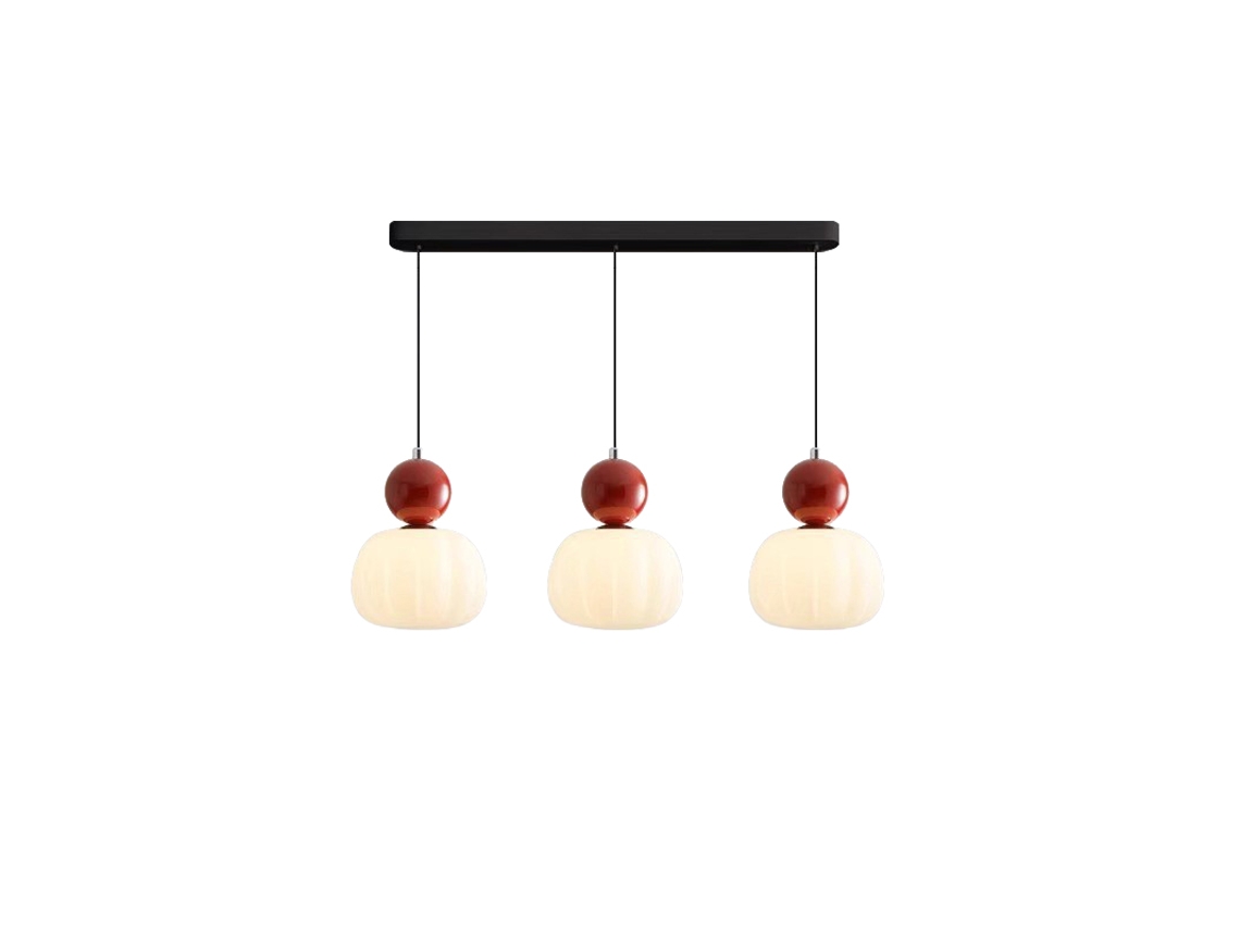 Laxiscreed Plafon De Quarto Com Design Moderno E Simples, Iluminação Criativa Para Crianças, Vermelha Com Base Preta