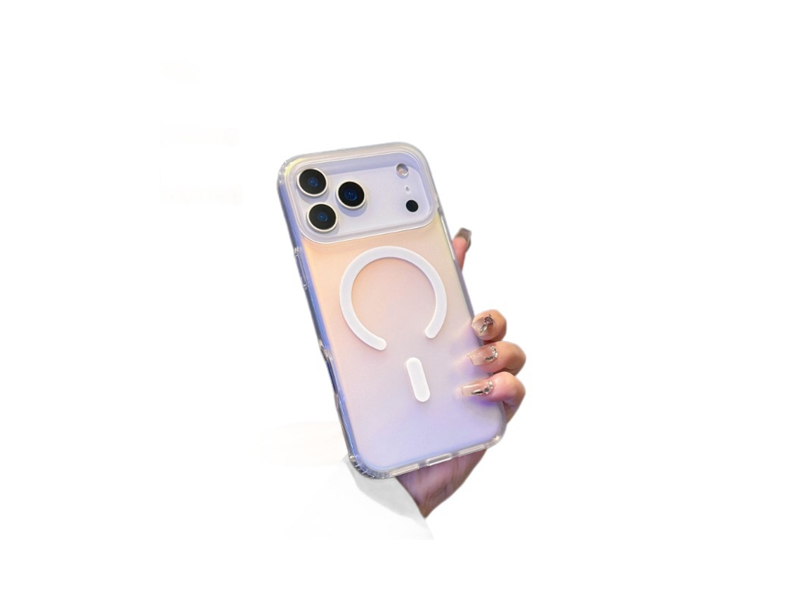 Capa Para Celular Com Efeito Degradê A Laser, Compatível Com Iphone 17/iphone 17 Pro/iphone 17 Pro Max.