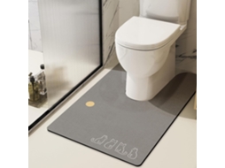 Tapete De Vaso Sanitário Com Contorno, Tapete De Banho Antiderrapante De Diatomita, Formato Em U, Lavável