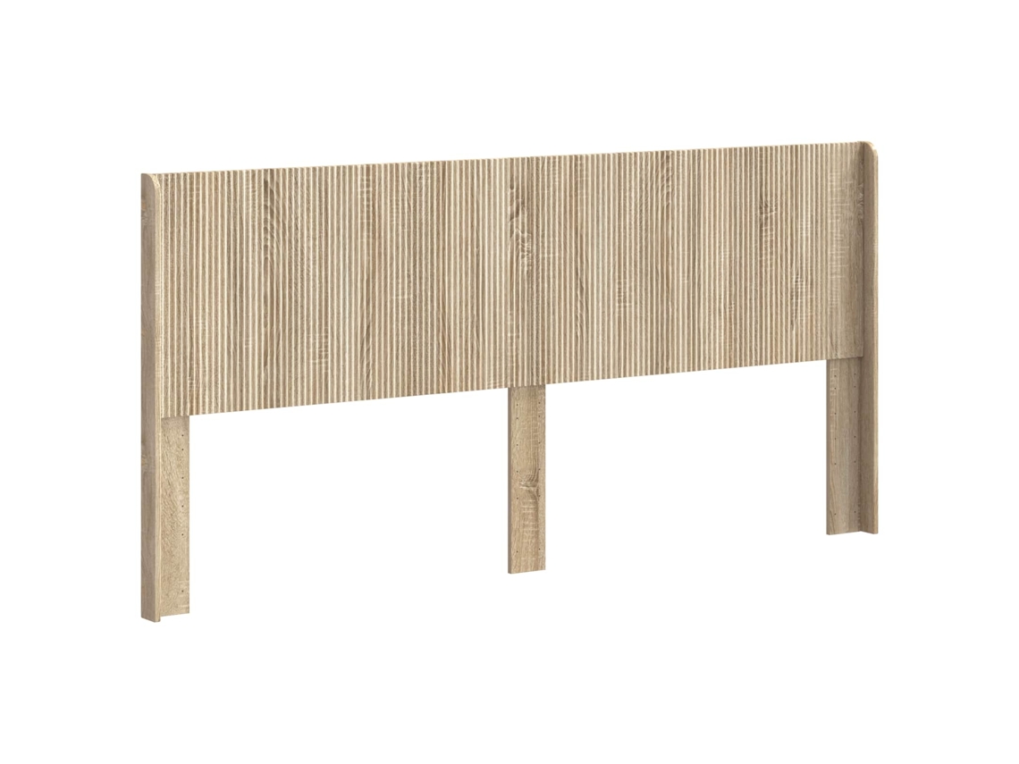 Conjunto 1 Cabeceira Moderna Vidaxl Castanho Derivados De Madeira (180 Cm)
