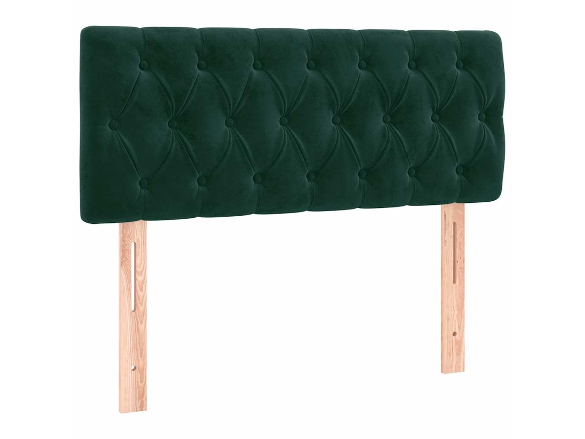 Cabeceira de Cama Veludo 100x7x78/88 Cm Verde escuro MAISON EXCLUSIVE