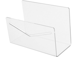 Organizador em para e Documentos, Compacto Vertical Transparente Acrílico Cartas, Arquivos Ideal Escritório CHABERLU