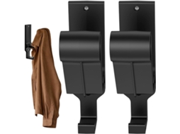Suporte Para Capacete – De Motocicleta, Conjunto De 2 Peças Com Gancho Exibição, Suporte De Metal Resistente Para