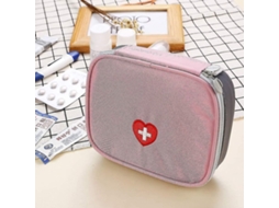 Mini Kit De Primeiros Socorros Portátil Rosa