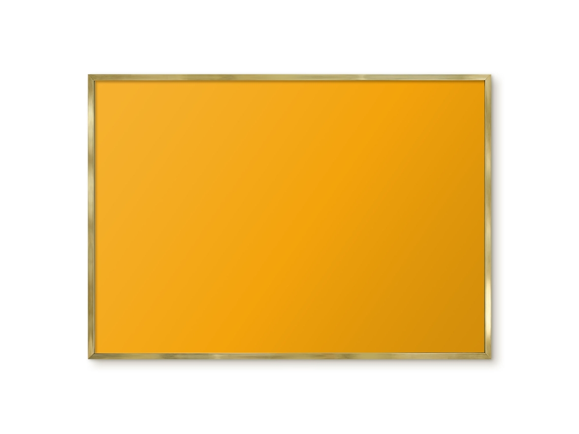 Magnetic Glass Board Beige-yellow For The Hall Espelharte (100x70 Cm)