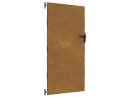 Garden Gate, Garden Gates Vidaxl Marrom Aço (85 X 175 Cm)