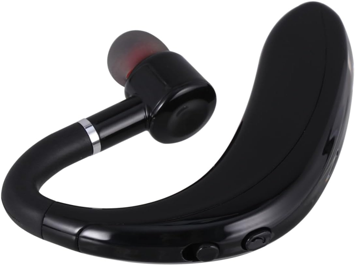 Fone De Ouvido Sem Fio Leve, Com Um Único A Dos Para E Se Em Preto