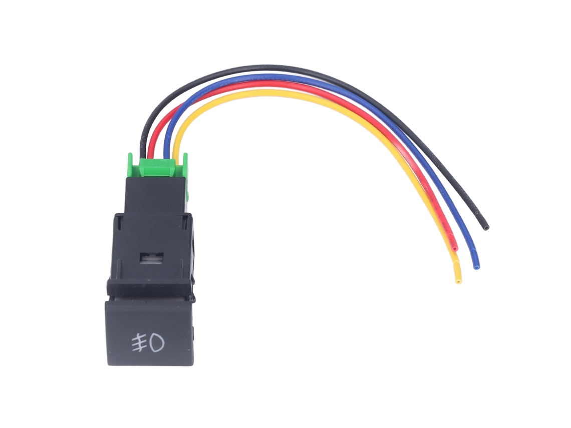 Interruptor De Farol De Neblina Abs Com Cabo E Led 10a 12v Para Modificação De Carro
