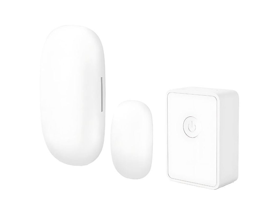 MEROSS Ms200Hhk Homekit Branco Kit de Sensores de Porta e Janela com Hub