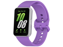 Pulseira Esportiva De Silicone Adequada Para Samsung Galaxy Fit3lilás Yunzii