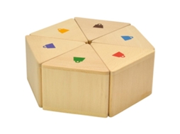 Brinquedo Educativo De Madeira Multicolorido Com Prisma De Peso Eduplay