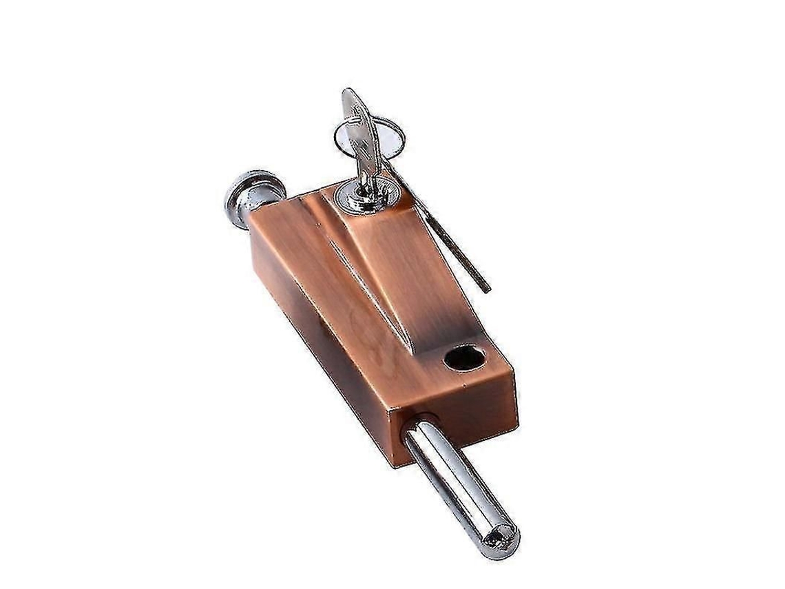 Fechadura Multifuncional para Porta de Garagem, Porta Universal TAISHENGDA (1 Conjunto, Marrom)