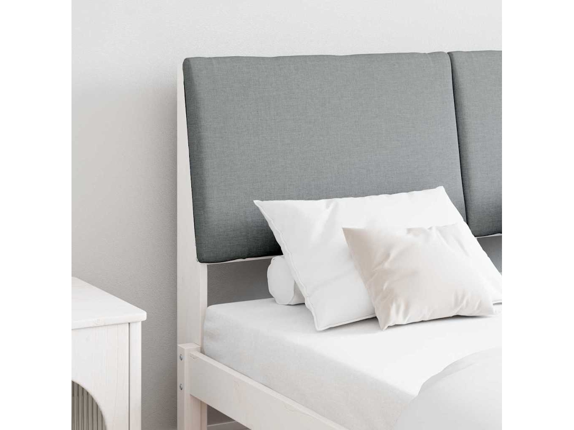 Vidaxl Cabeceira Estofada Cinzento-claro 150 Cm