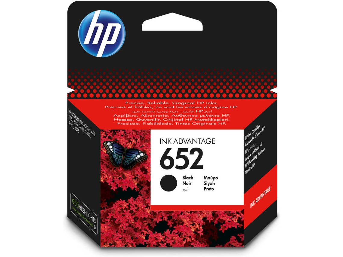 Tinteiro HP F6V25AE Preto