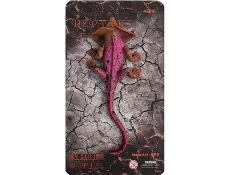 Clamidosaurio De Juguete Estirable De Reptiles Interesantes De Comansi P23