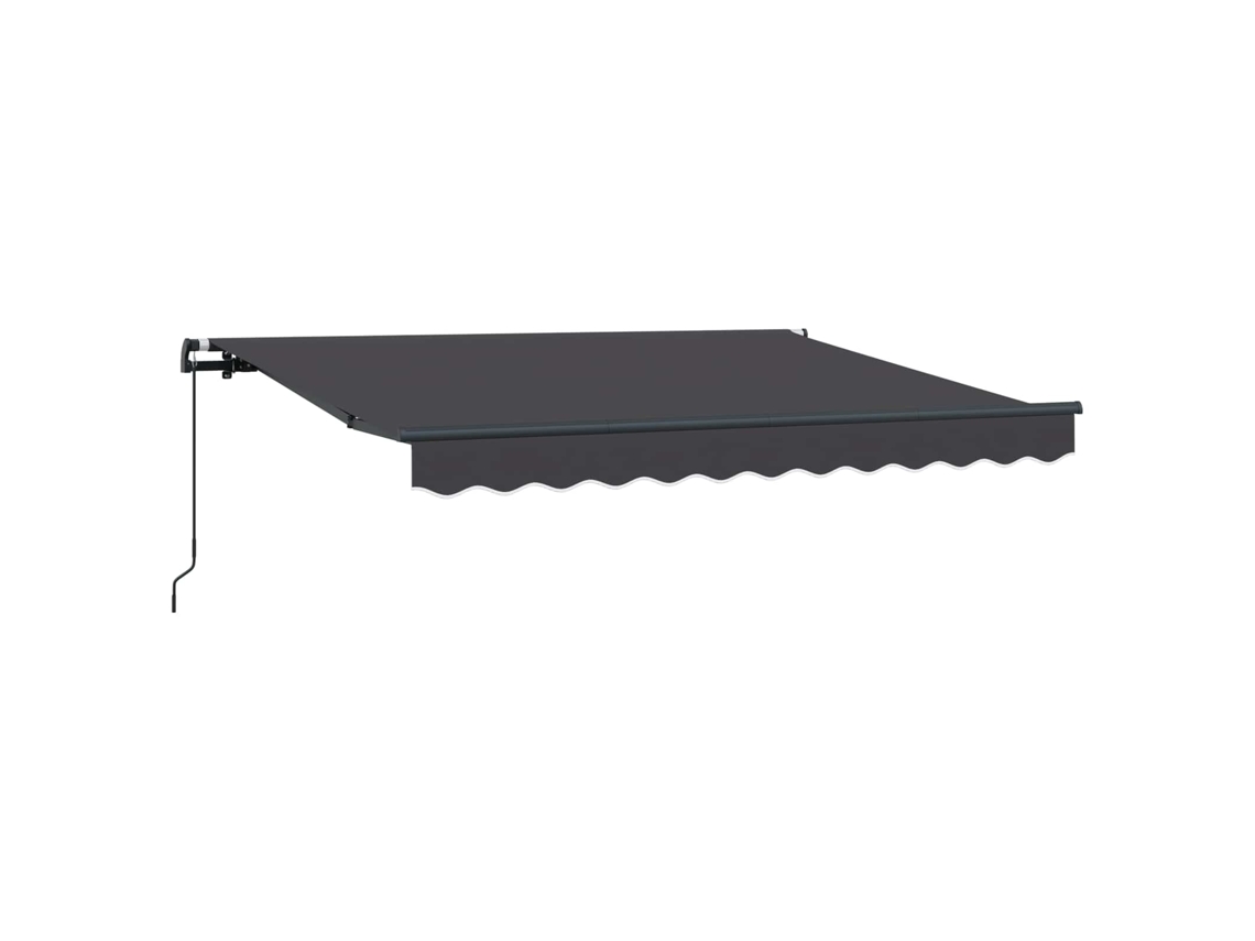 Toldo Retrátil Manual Antracite 250 X 200 Cm Tecido MAISON EXCLUSIVE