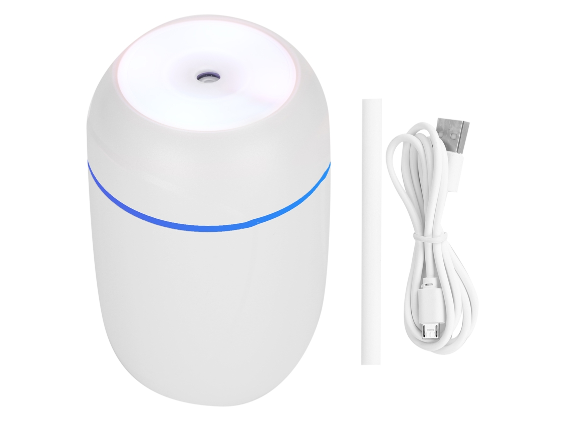 Umidificador Usb Portátil 300ml Difusor Óleo Aromático Silencioso