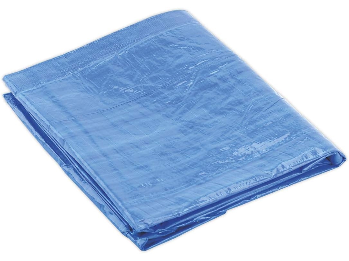 Lona 1216 Com Dimensões De 3,66 X 4,88 M, Azul