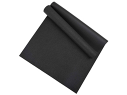 Conjunto 1 Tapete De Proteção De Piso Vidaxl Preto Pvc (150 X 75 X 0,6 Cm)