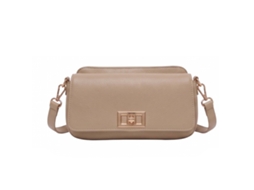 Bolsa a Tiracolo para Mulher Efeito Pele Granulada com Fecho Metálico GALLANTRY