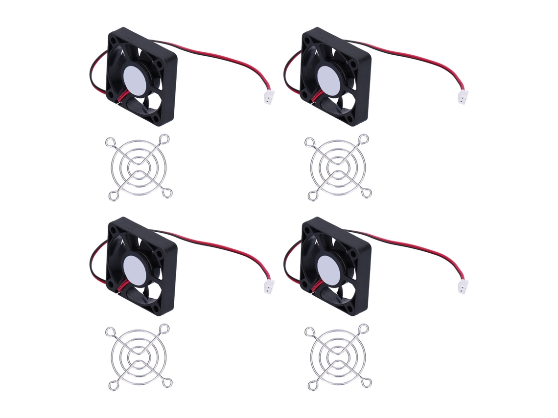 Laxiscreed Ventoinhas Mini 4 Peças Ultra-quietas 12v Dc À Prova De Poeira Para Eletrónica