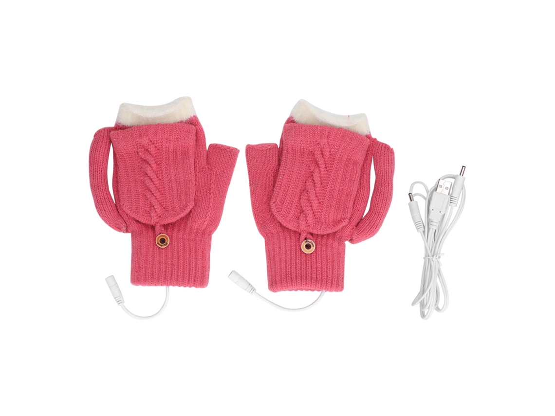 Luvas Térmicas Doble Face S/MARCA, Ajustáveis, Vermelho Rosa