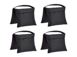 Sacolas de Areia Vazias para Luz, Pacote com 4 | S/MARCA