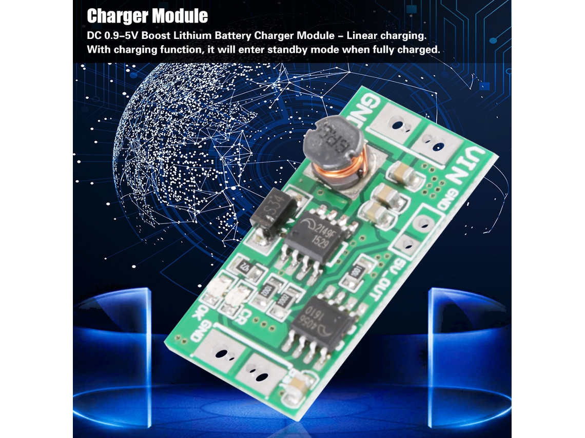Laxiscreed Carregador 2-em-1 Dc Com Suporte Multi-tensão E Função De Carga Eficiente