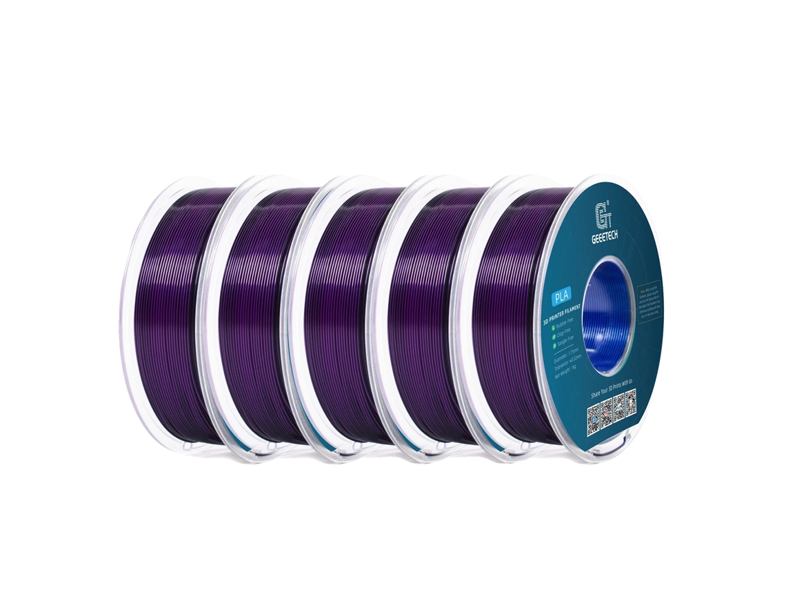 Filamento 3d, Material Pla, Alta Resistãªncia, Azul Roxo Preto Oem