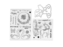 Sello Transparente Diy Para Scrapbooking E Cartões, Estilo Dia De São Valentim Reutilizável