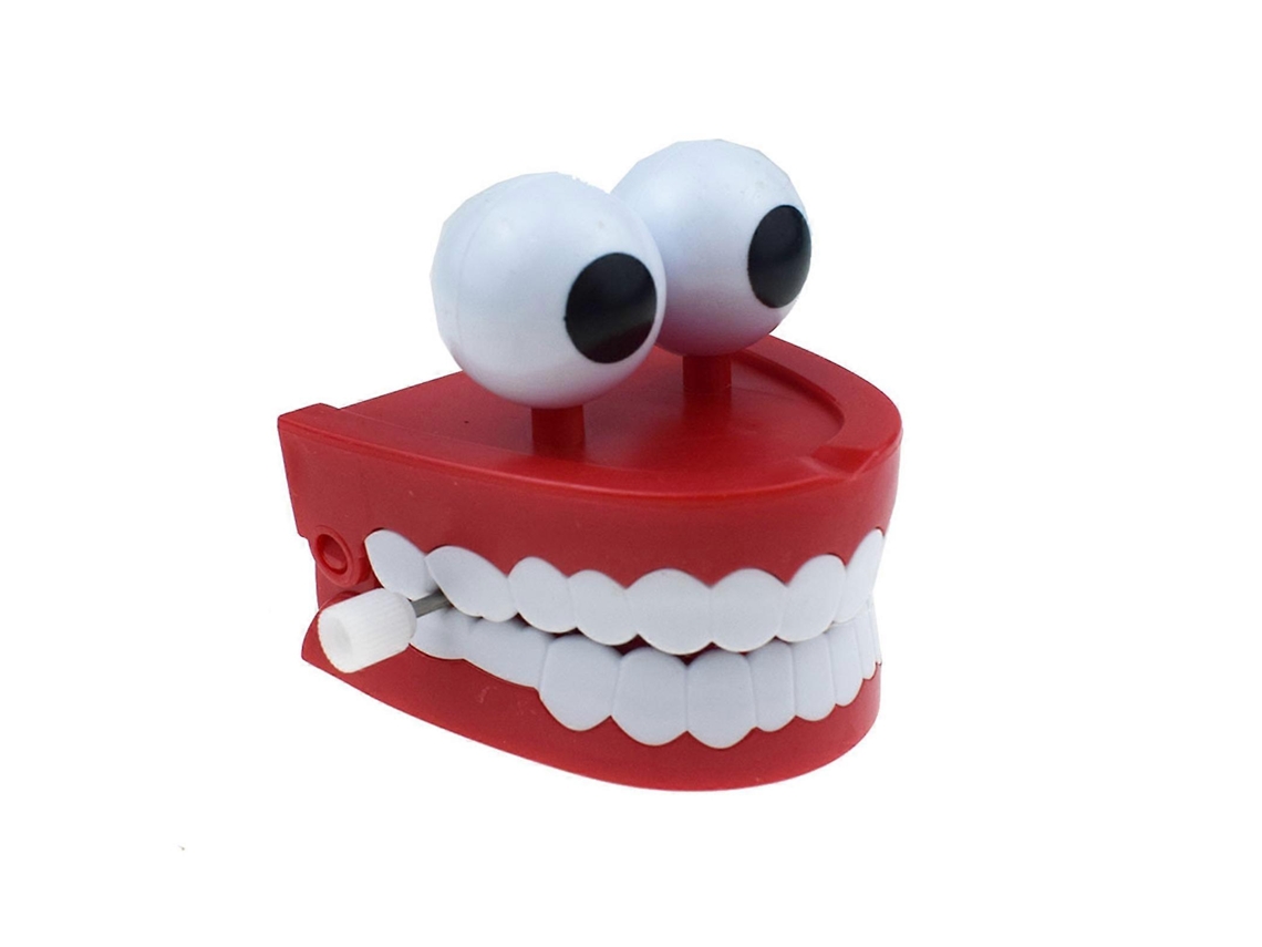Brinquedo Mecânico Criativo Com Formato De Olhos Grandes, Dentaduras Pulando, Brinquedo Mecânico Para Decoração De Halloween Ly Ebike
