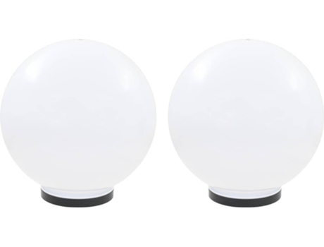 Conjunto 2 Candeeiros  Branco (24W - Plástico - 4 cm)