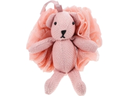 Bola Rosa De Desenho Animado Com Animais, Feita Em Algodão E Tecido Pe, Macia Ao Toque E Fácil De Remover.