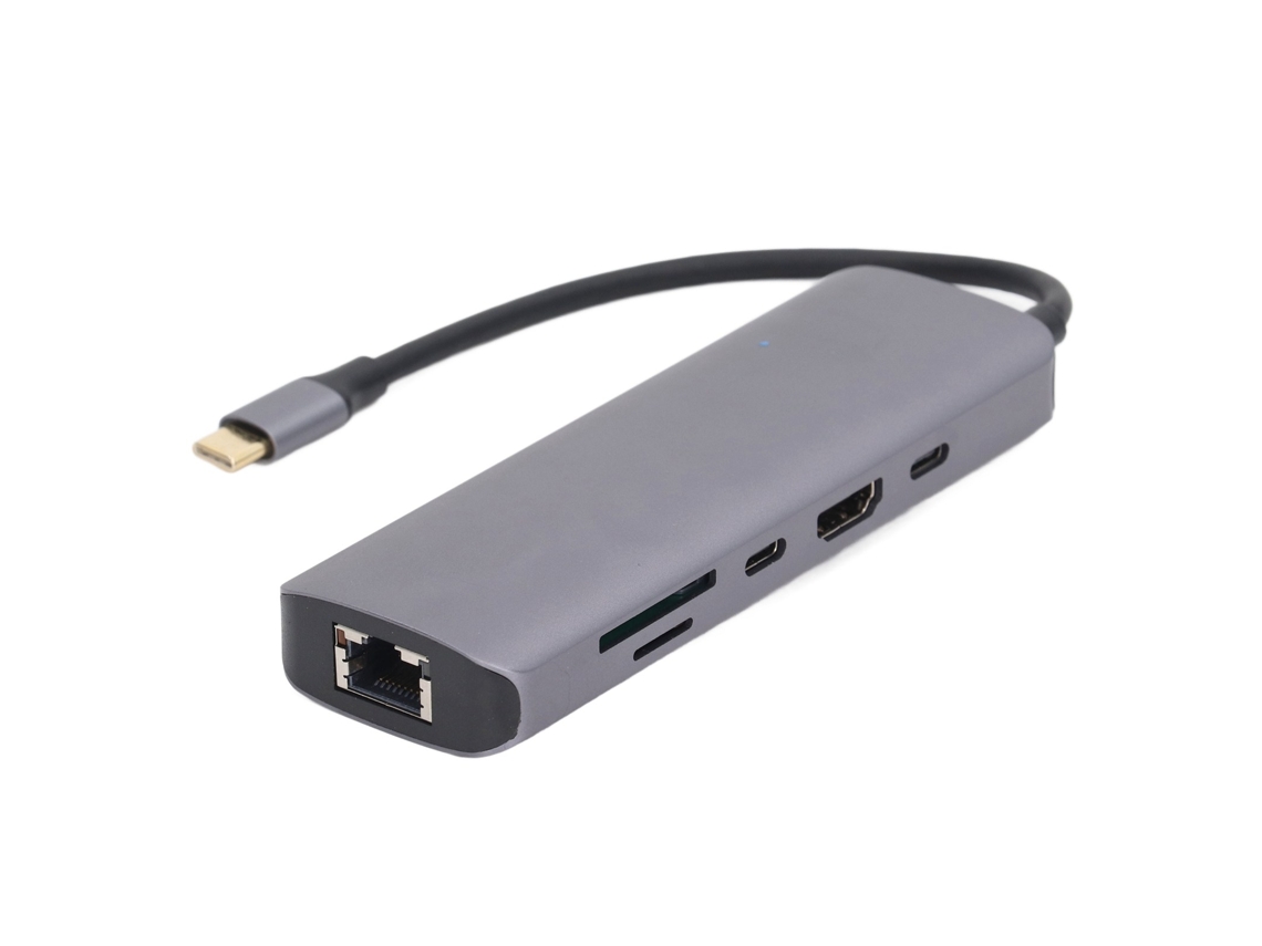 Hub Usb C 9 Em 1 Estação De Conexão Multiporta De Alta Velocidade Plug And Play Para Switch Laptop Telefone Tablet