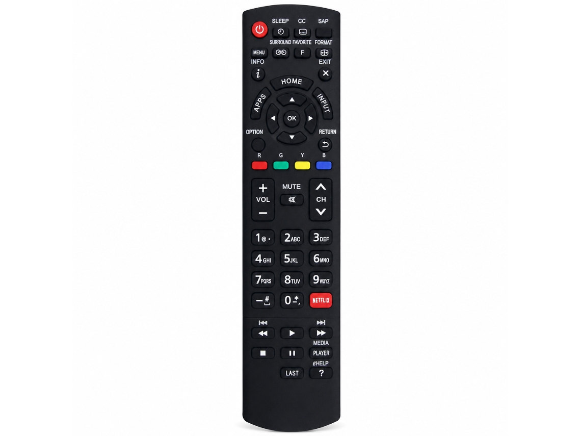 Comando À Distância Para Tv Compatível Com Panasonic N2qayb000926_zhd