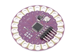 Placa principal de microcontrolador para têxteis eletrônicos