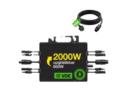 Micro Inversor Solar, 4 Saídas Mppt, Monitoramento Wi-fi, Cabo De 2000w-ac, 220-240v