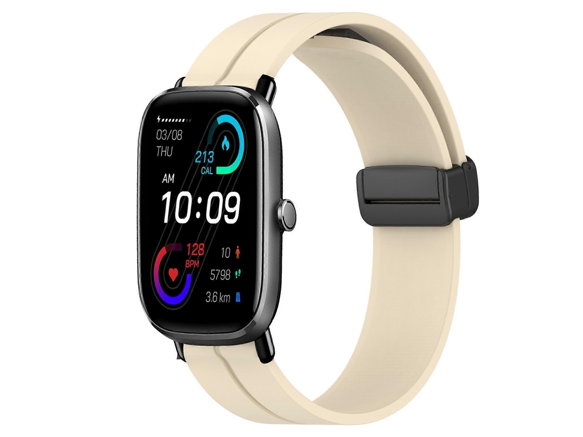 Pulseira De Silicone Com Fecho Magnético De Cor Sólida De 20 Mm Para Amazfit Gts 2 Mini